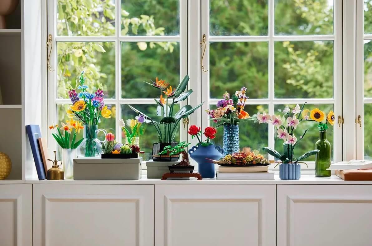 Lego Botanicals 40524 Sunflowers Buildable Toy Gift for Ages 8 and Up