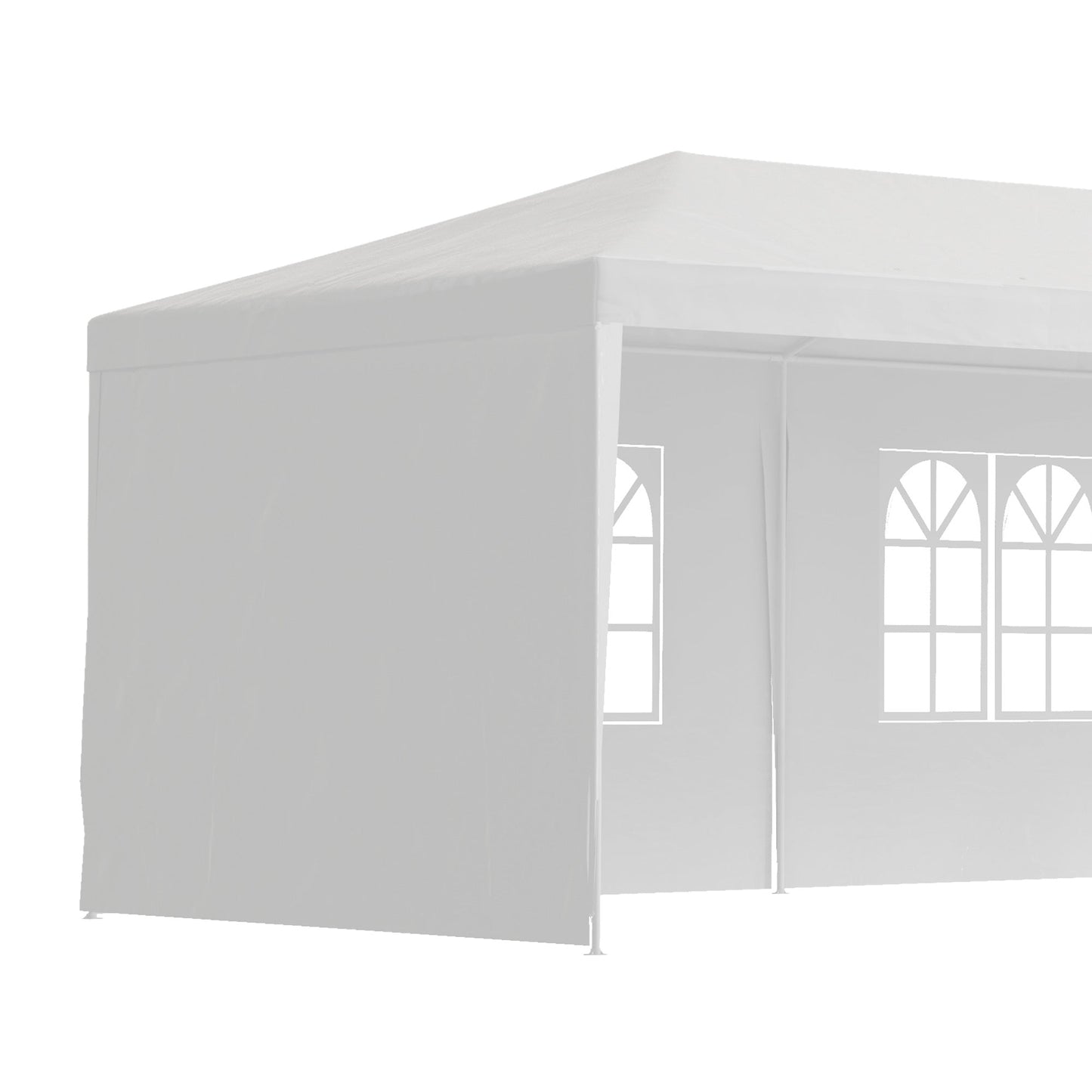 Garden Gazebo Marquee Party Wedding Tent Canopy 9m x 3m - White