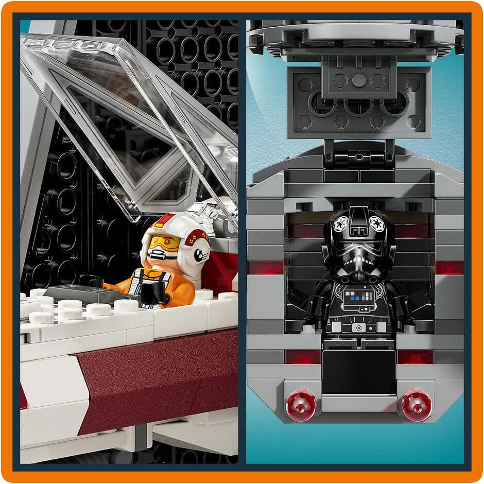 Lego Star Wars 75393 TIE Fighter & X-Wing Mash-up Playset for Ages 10+