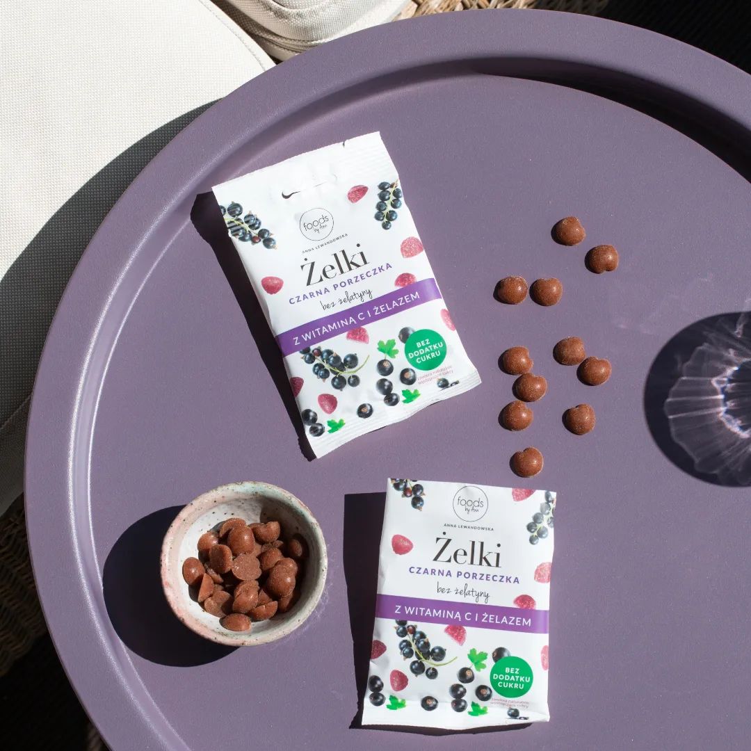 Blackcurrant gummies with vitamin C and iron 35g