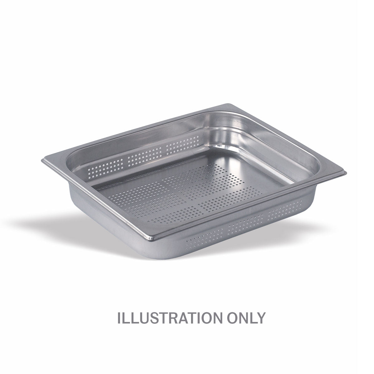 GN 1/2Stainless Steel Gastronorm Perforated 100mm