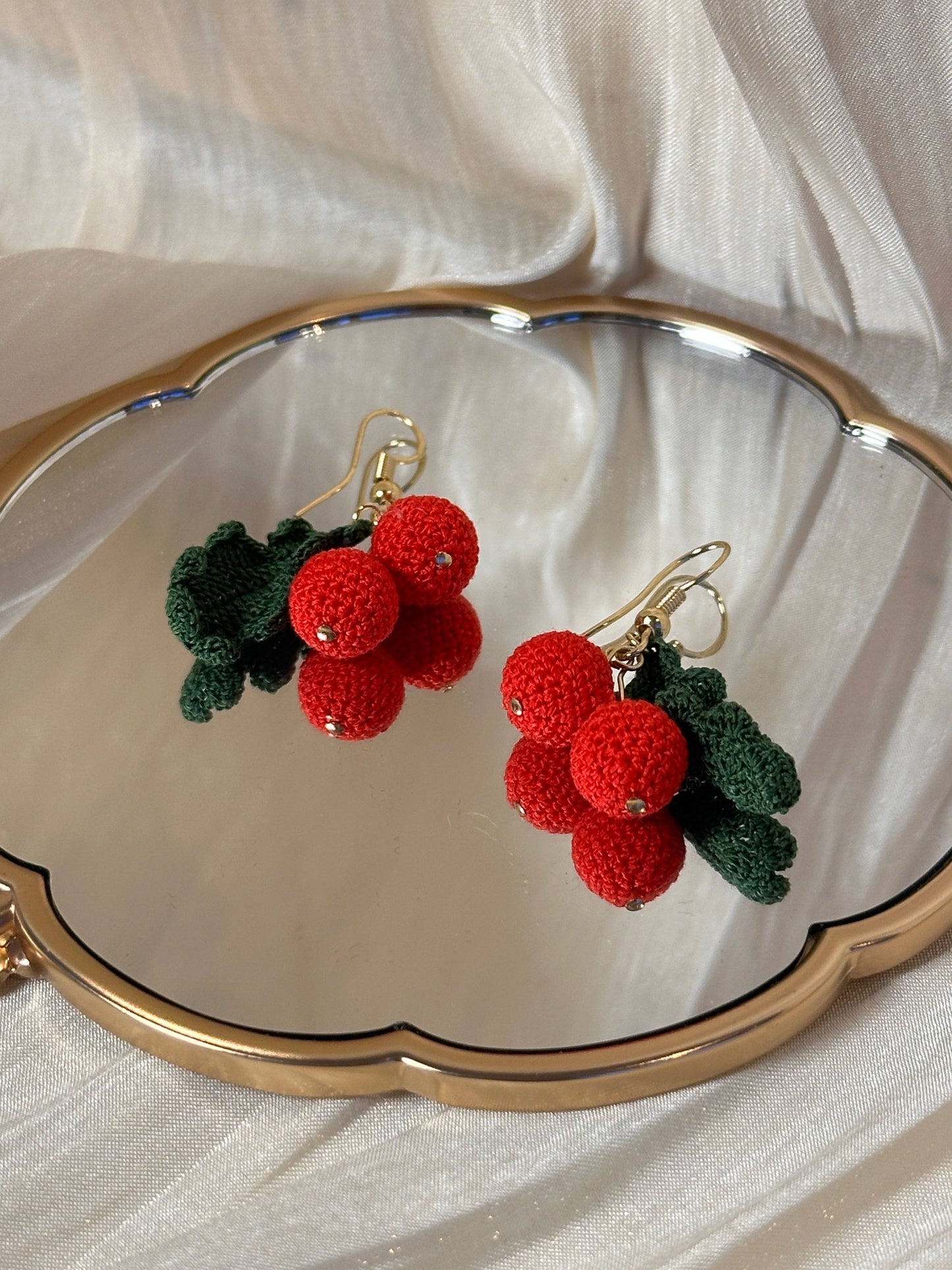 Earring Danglers Micro-Crochet that Blossom with Charm—Tiny Treasures for Your Ears