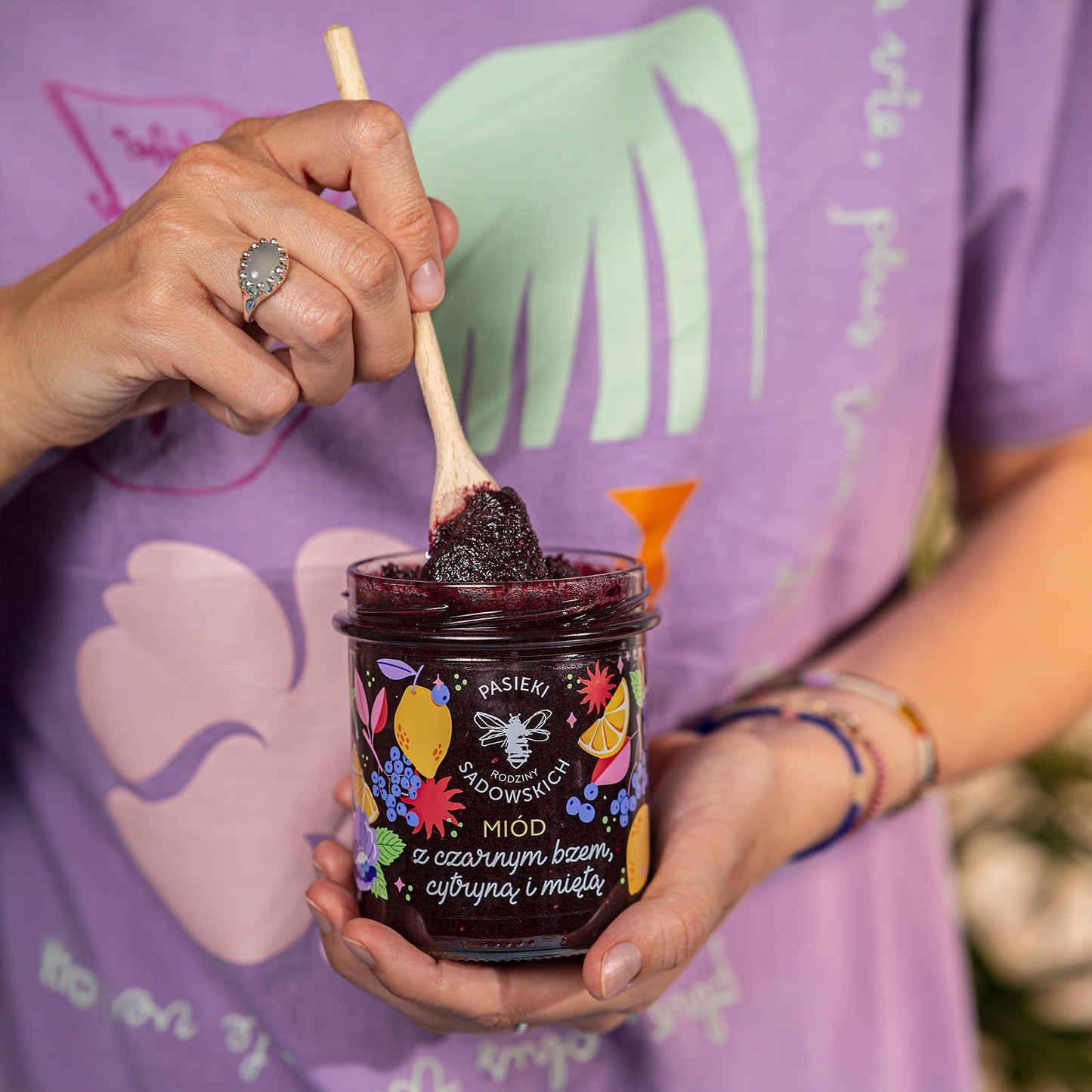 Honey with Elderflower, Lemon & Mint 430g