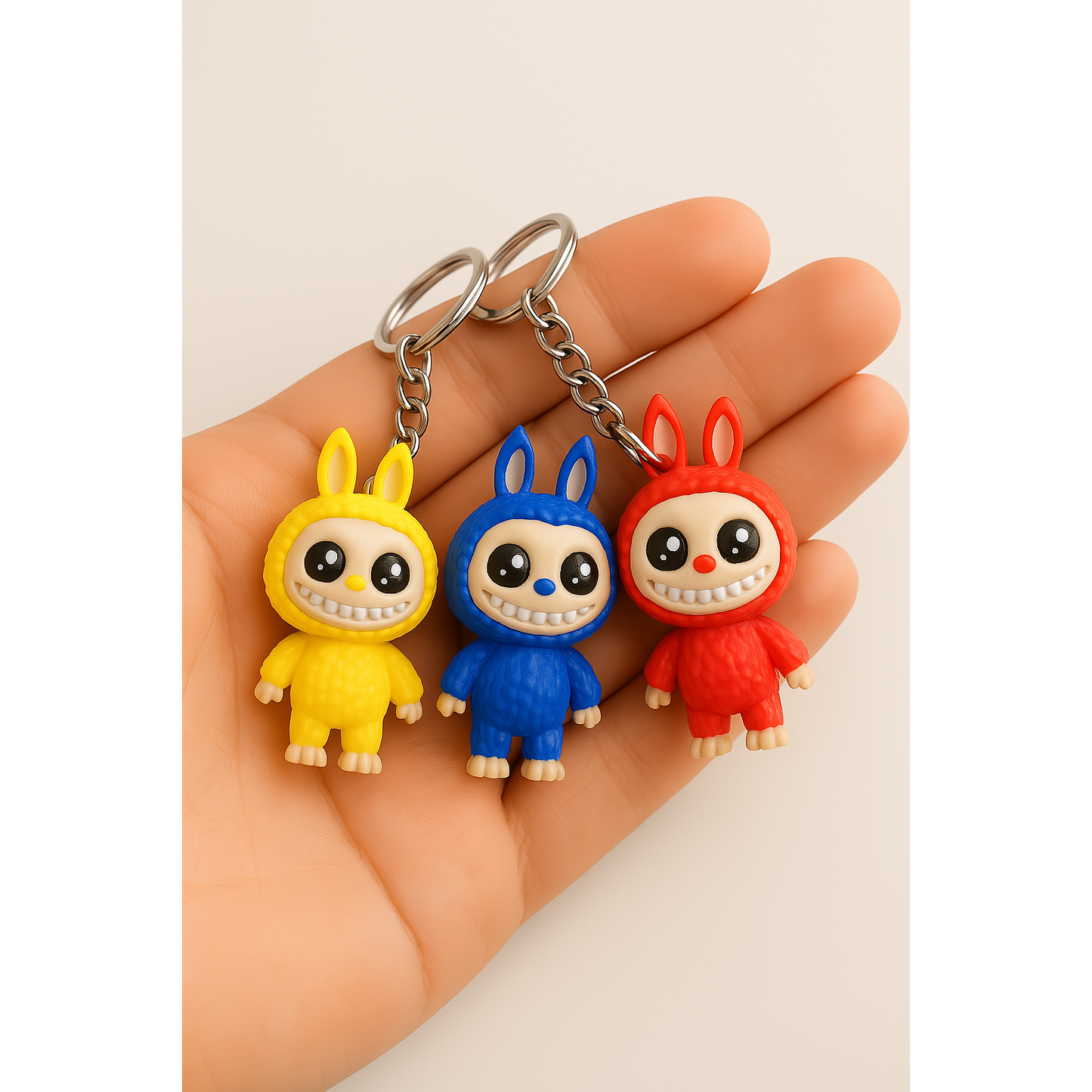 Labubu Keyring – Colorful Mini Collectible Charm