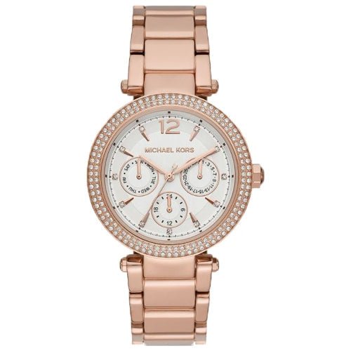 Michael Kors MK5781 Ladies Parker Rose Gold/White Stainless Watch