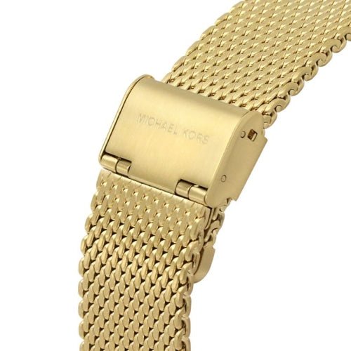 Michael Kors MK8867 Men's Brecken Gold/Black Mesh Chronograph Watch