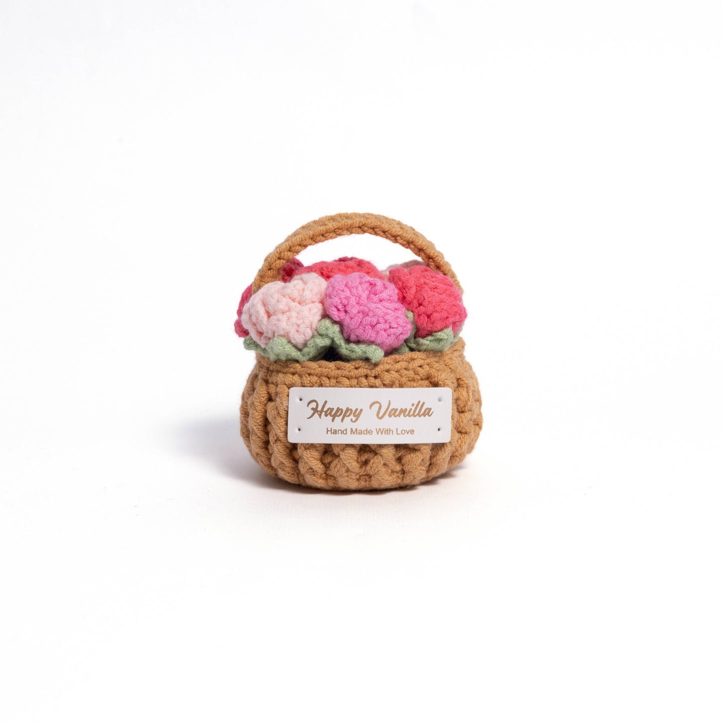Love Blossom Crocheted Heart Roses and Plants