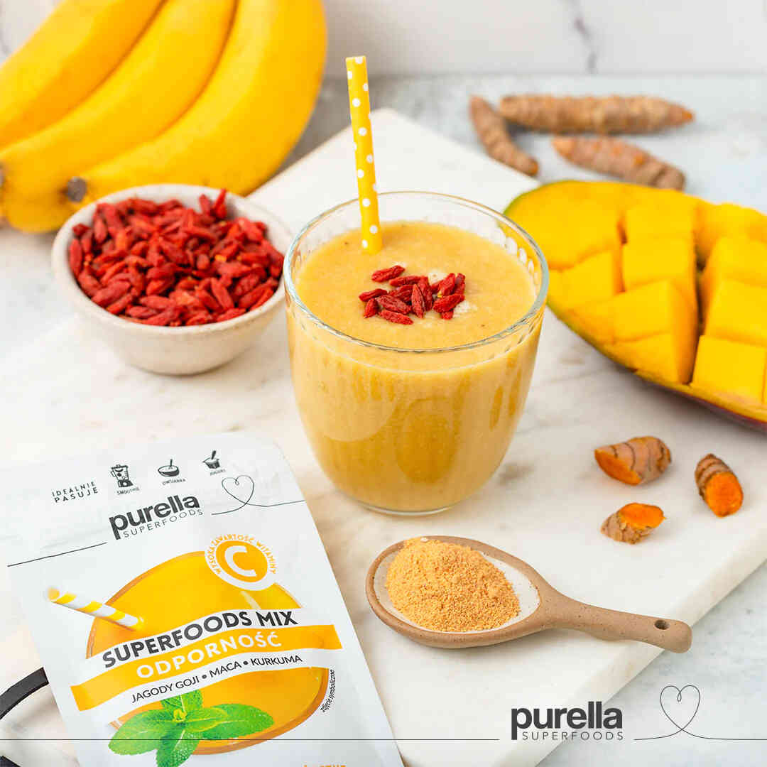 Superfoods mix Immunity - Goji berries, Maca, Turmeric 40g