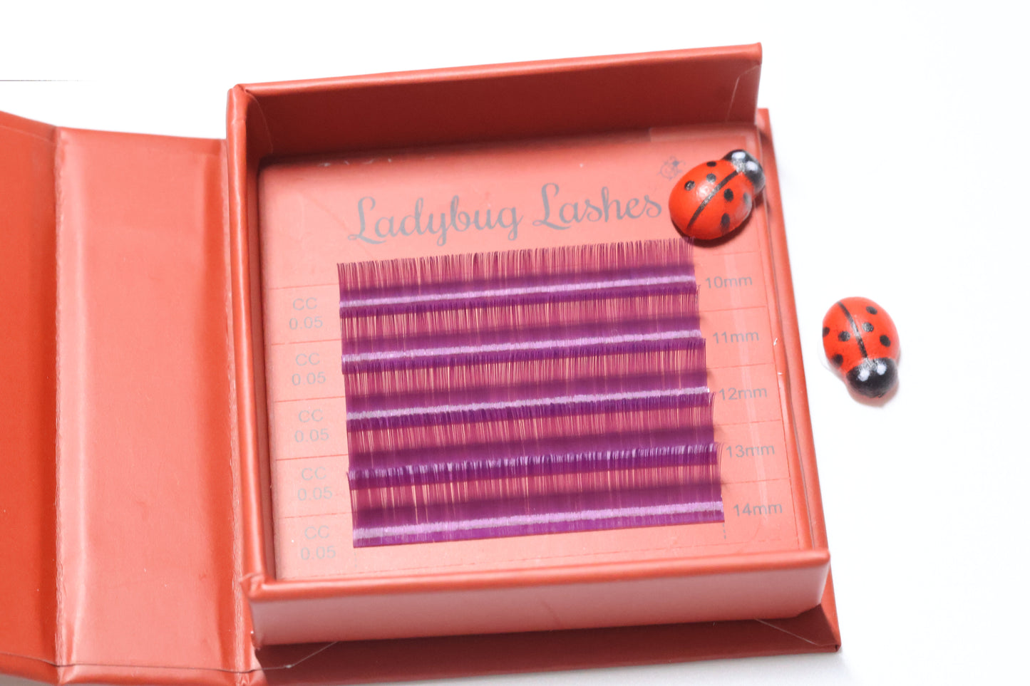 π Bold Colour Volume Lashes π 0.05mm β’ 5-Row Tray β’ 10β14mm Mix