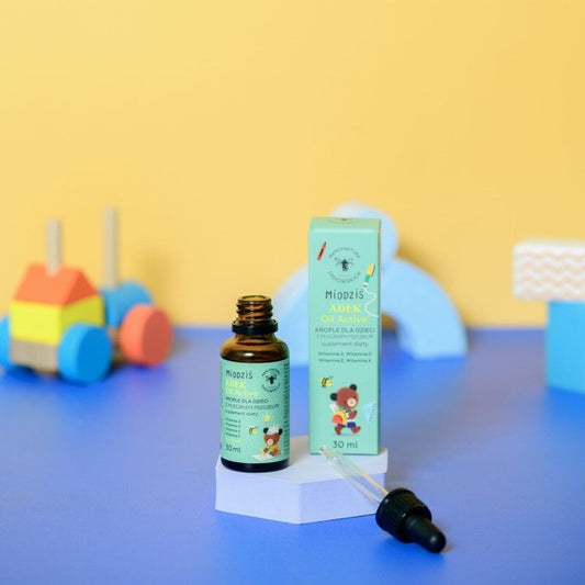 Drops ADEK with royal jelly - Honey Bear 30ml