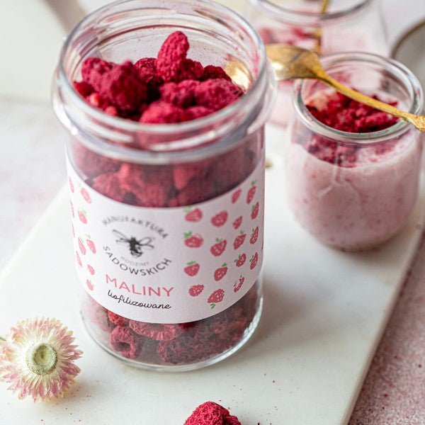 Freeze-dried raspberries 40g