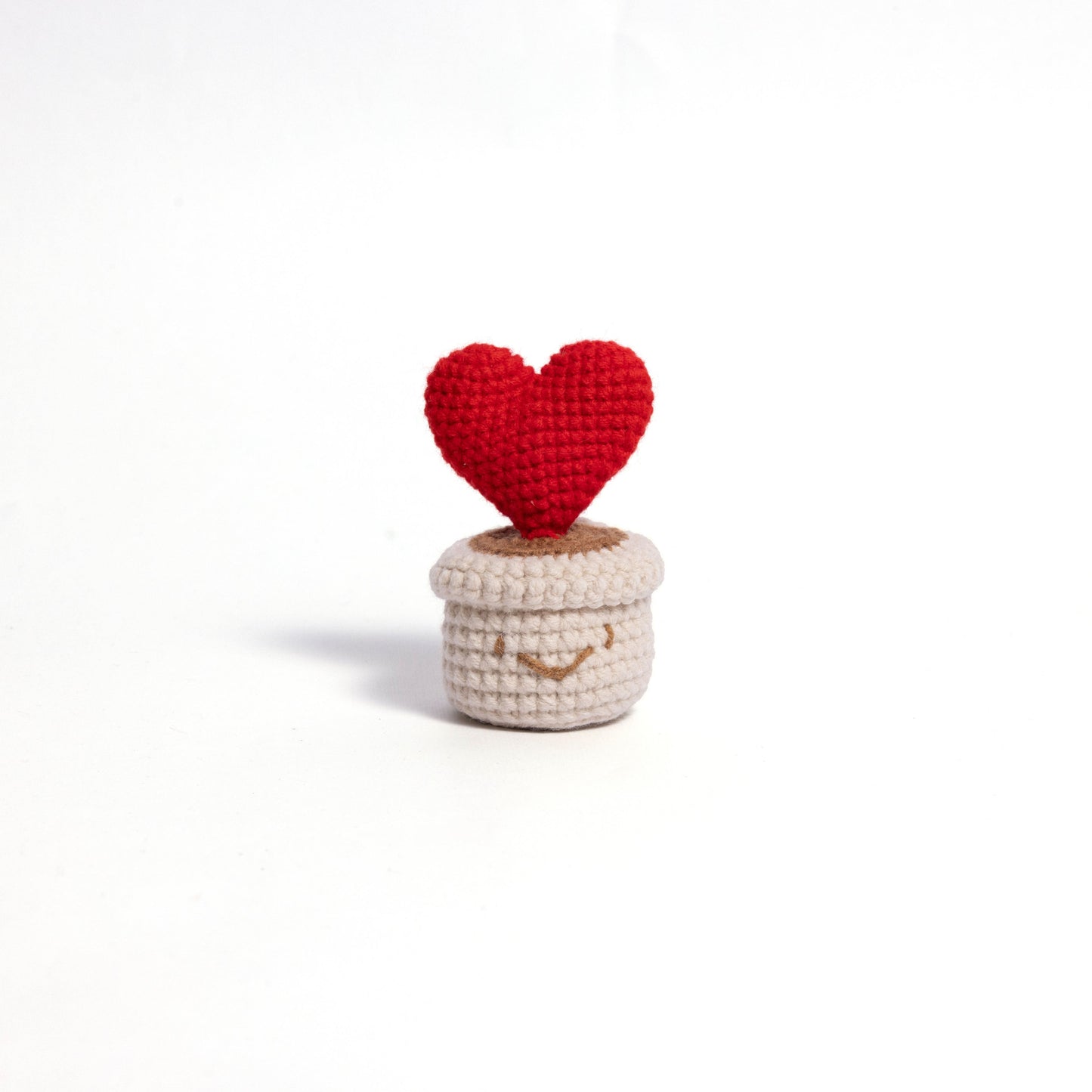 Love Blossom Crocheted Heart Roses and Plants