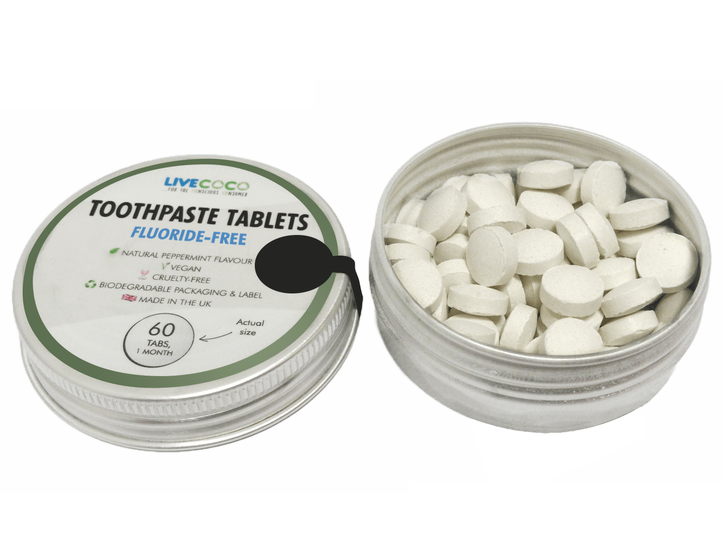 LiveCoco Toothpaste Tablets