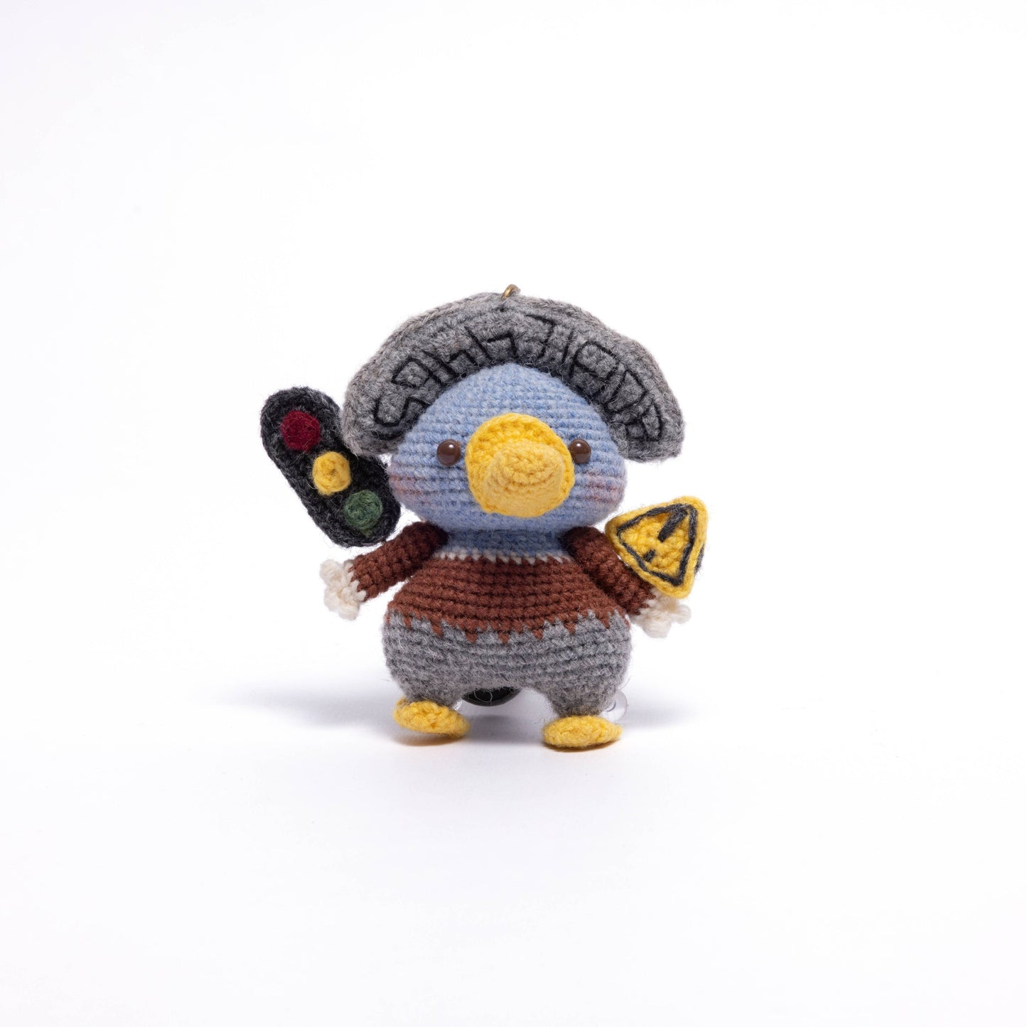 Shetland wool Amigurumi Bag Charm