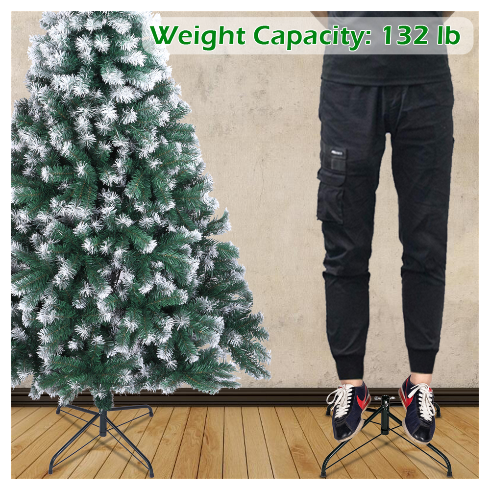 7FT Spray White PVC Christmas Tree 870 Branches