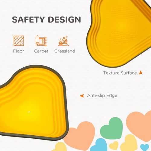 AIYAPLAY 11PCs Kids Stepping Stones, Non-Slip Stackable River Stones