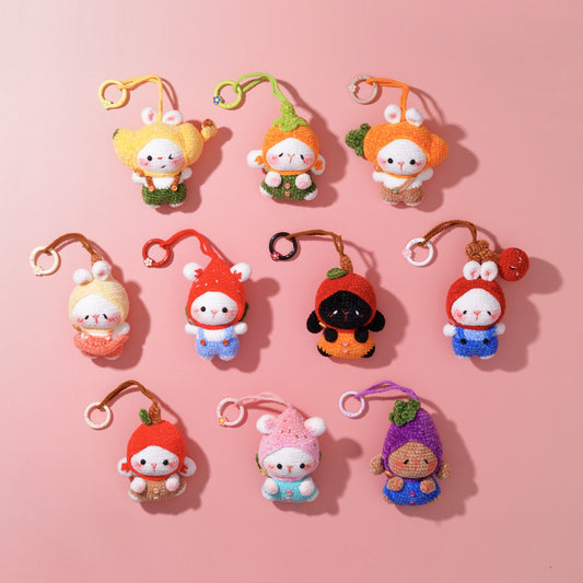 Pre Order NOW, Ship By 31Aug  🍓 Fruity Bunny Collection – A Juicy Twist on Handmade Cuteness! 🐰
