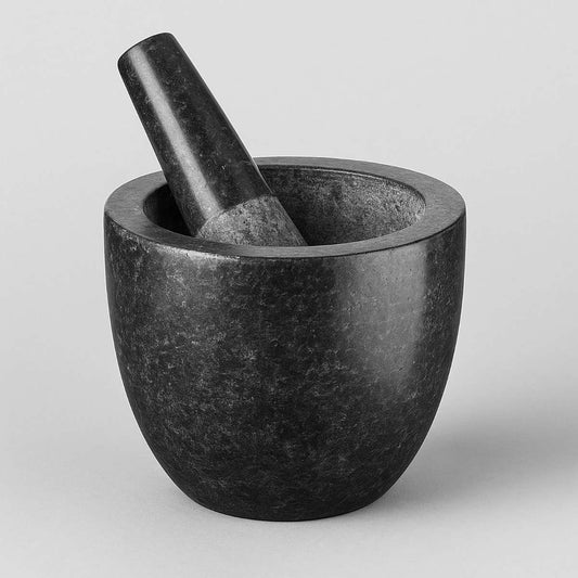 Norse Speckled Charcoal Granite Mortar a