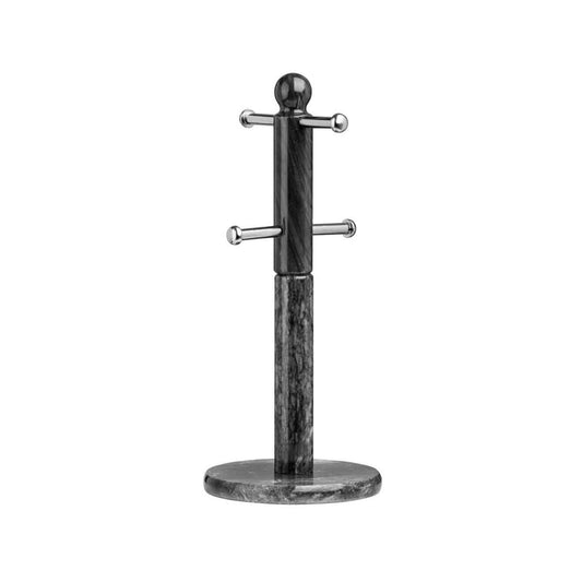 Marmore Black Marble 4 Cup Mug Tree