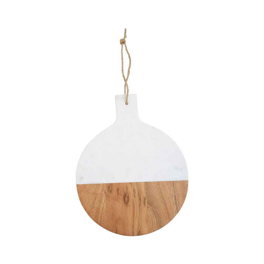 Monzaro Large Marble And Acacia Wood Paddle Board