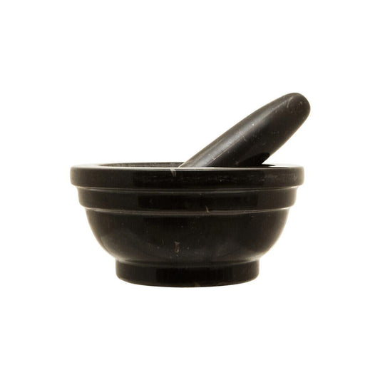 Marmore Brown Marble Mortar and Pestle