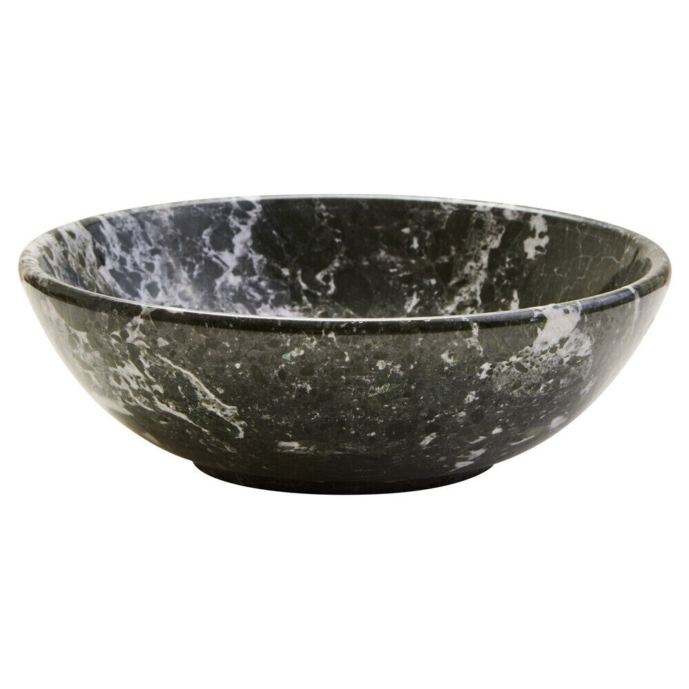 Marmore Black And White Veined Marble Bowl