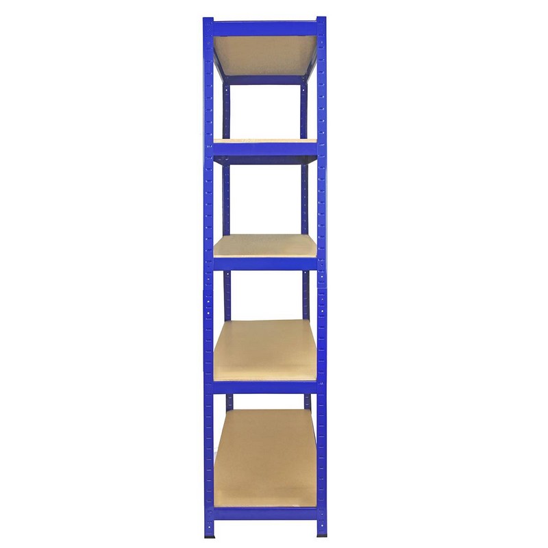 Steel Shelving Units 180cm - Blue Heavy Duty Set Of Three T-Rax 120cm by Raven