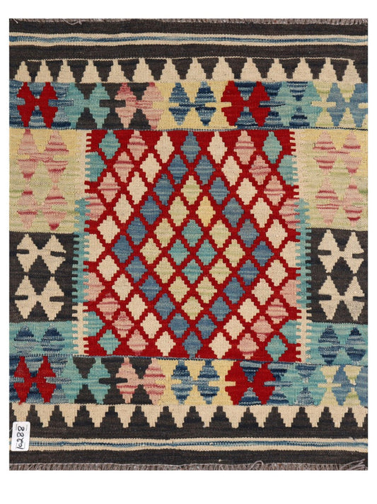 Maimana Afghanistan Kilim Rug - 98 x 78 cm
