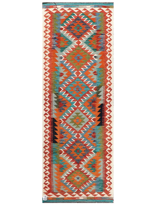 Maimana Afghanistan Kilim Rug - 250 x 70 cm