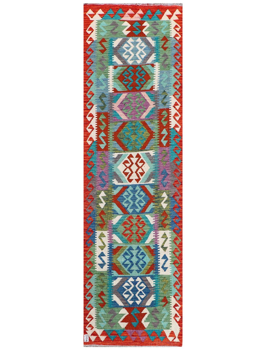 Maimana Afghanistan Kilim Runner - 273 x 80 cm