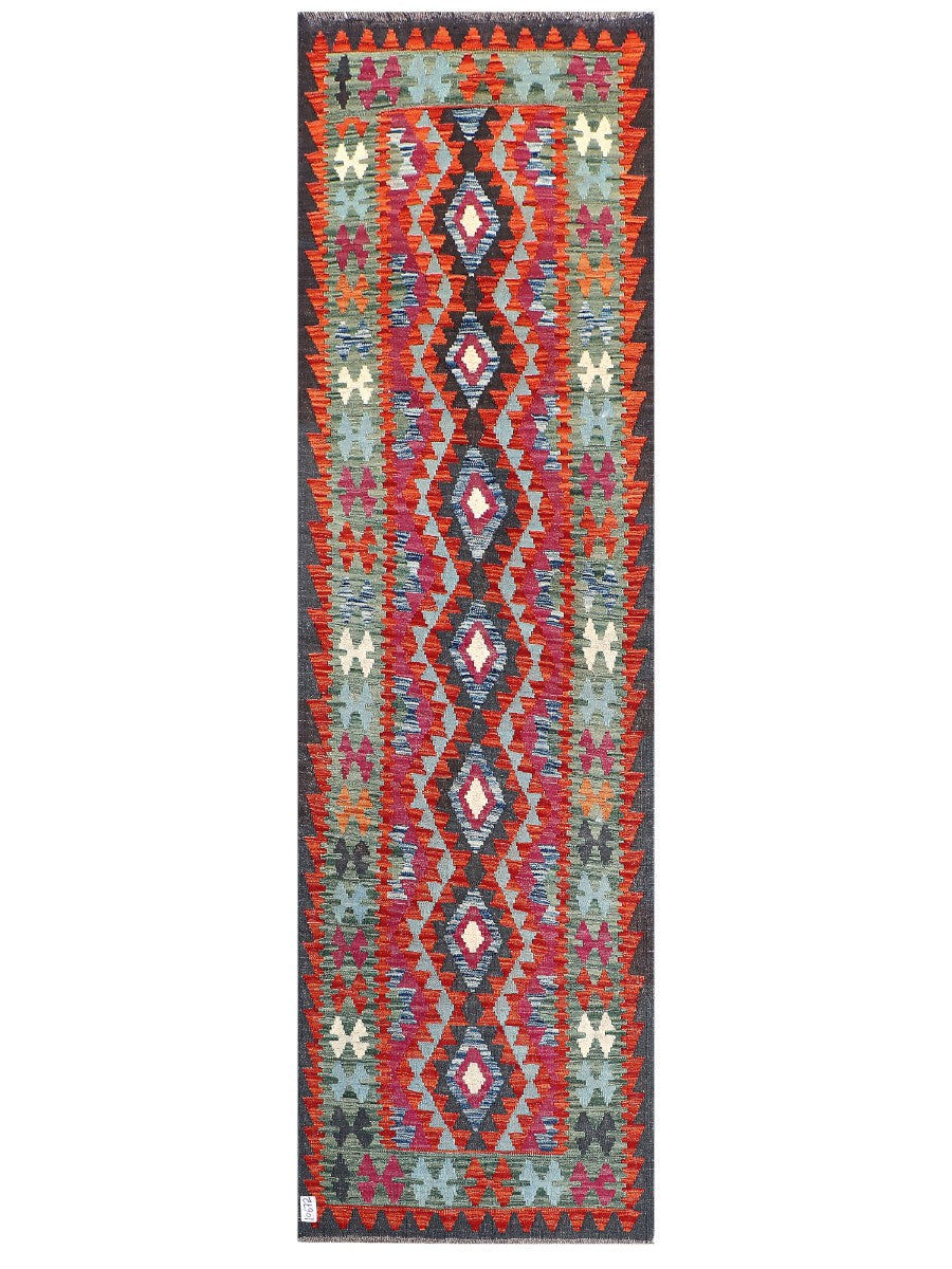 Maimana Afghanistan Kilim Runner - 285 x 84 cm