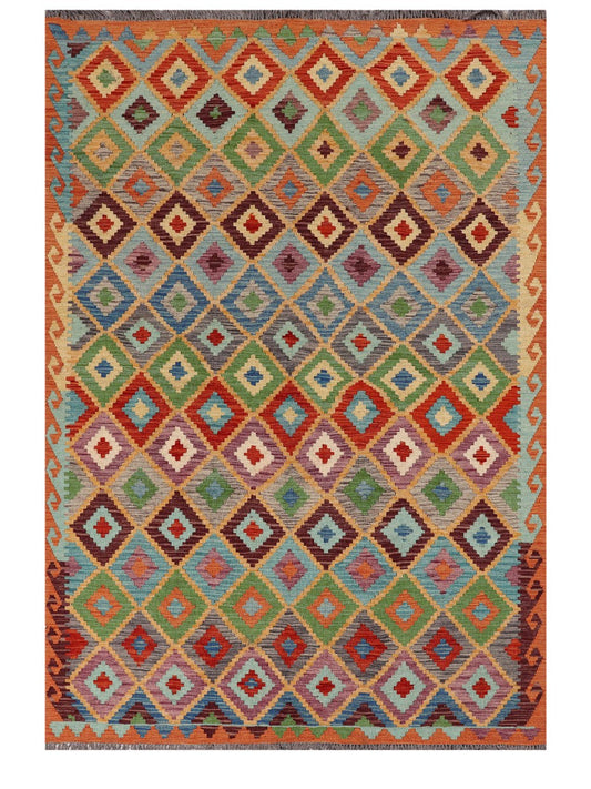 Maimana Afghanistan Kilim Rug - 295 x200 cm