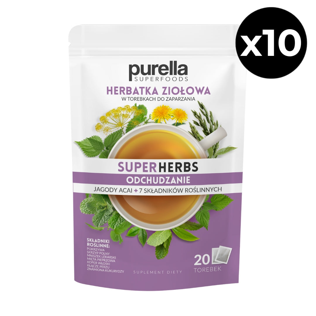 10x Herbal Infusion - Slim Superherbs (20x 1.75g)