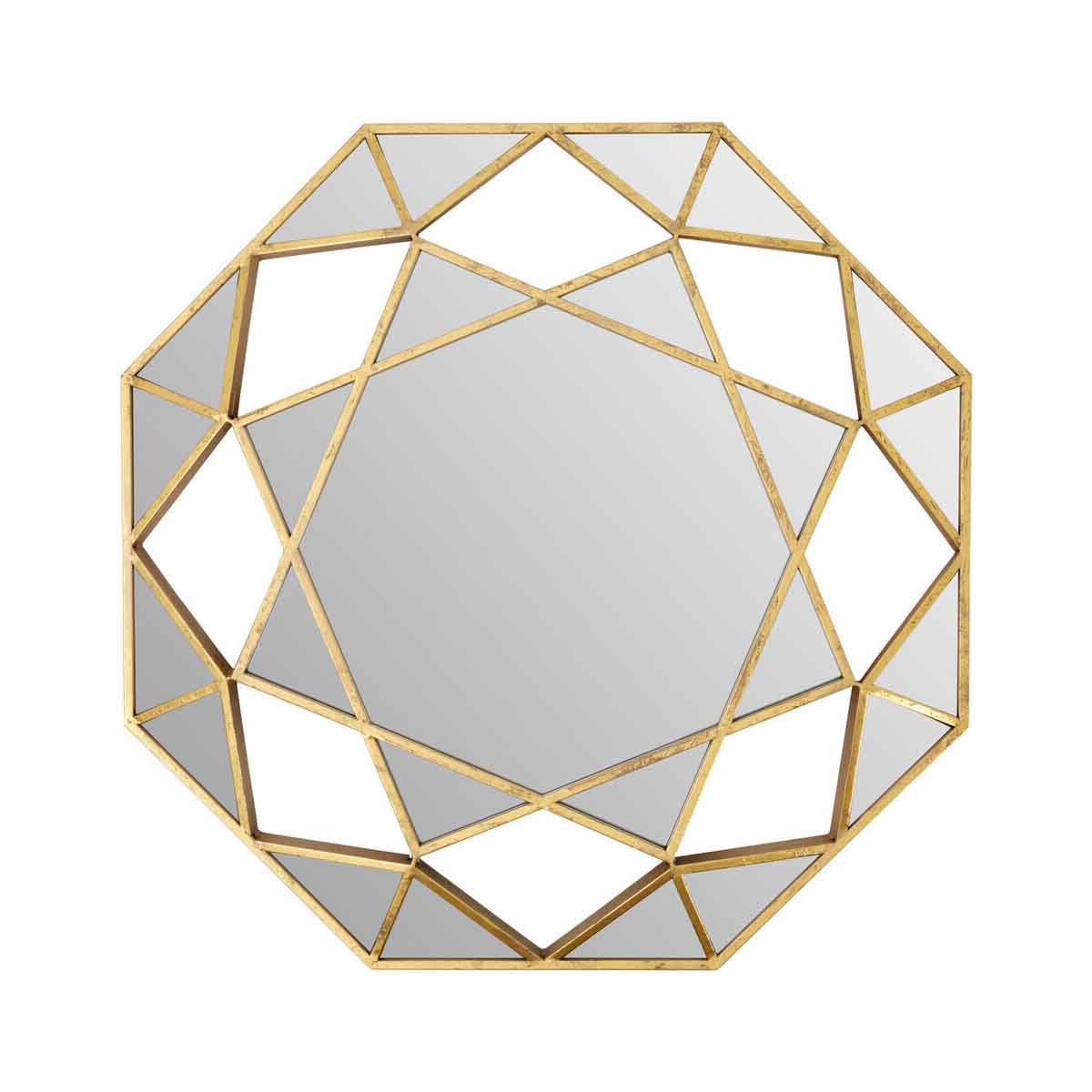 Marcia Gold Octagonal Wall Mirror