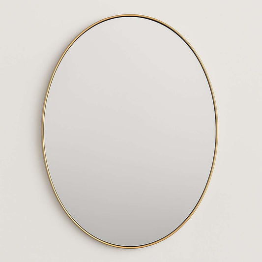 Helen Medium Gold Finish Oval Wall Mirro