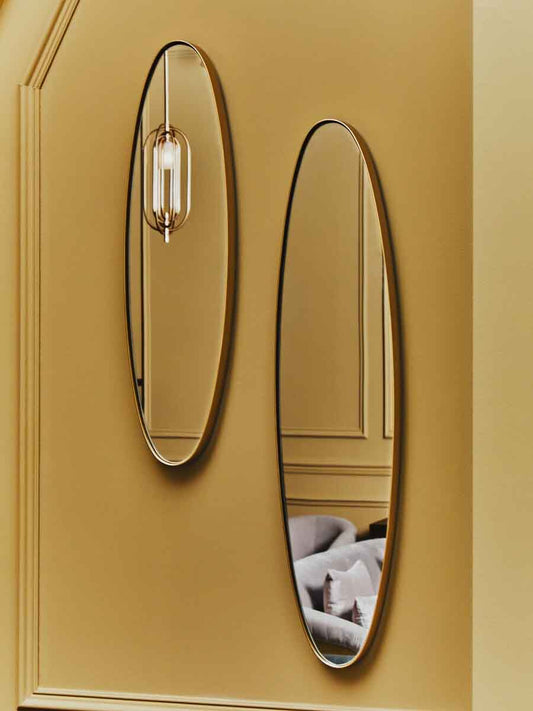 Torino Large Oval Wall Mirror