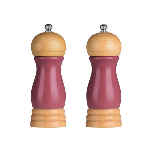 Natural Origins Pink High Gloss Salt and Pepper Mill Set