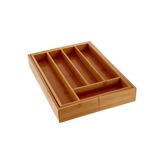 Aleki Bamboo Expandable Small Cutlery Tray