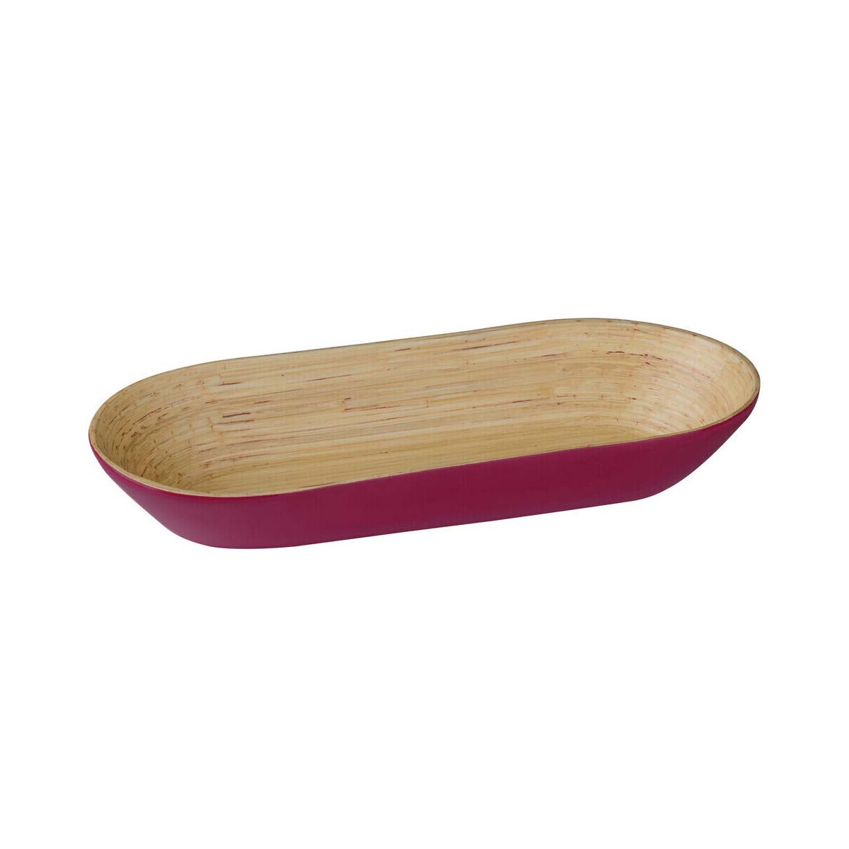 Kyoto Raspberry Oblong Bowl