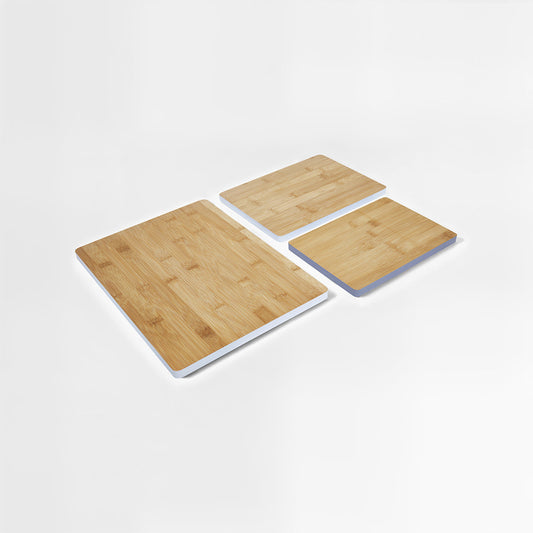 Aleki Set Of Three Bamboo Chopping and Serving Boards
