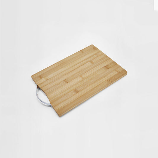 Aleki Medium Rectangular Bamboo Chopping and Serving Board with handle