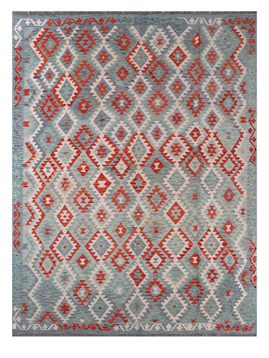 Maimana Afghanistan Kilim Rug - 341 x256 cm