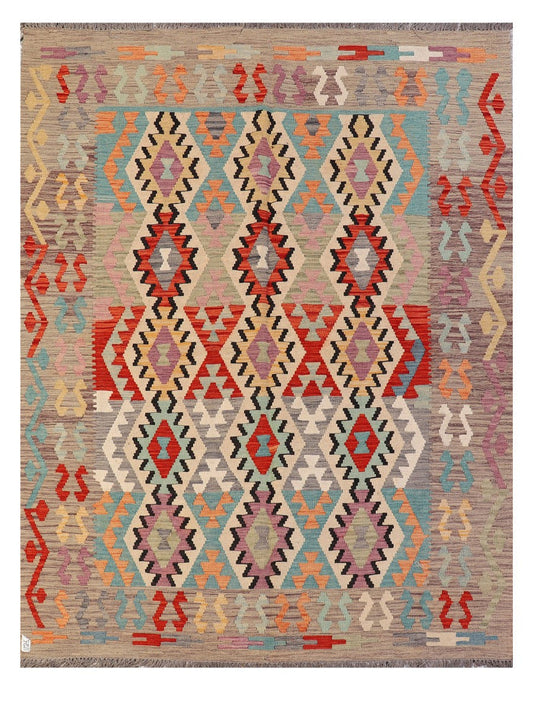 Maimana Afghanistan Kilim Rug - 237 x181 cm