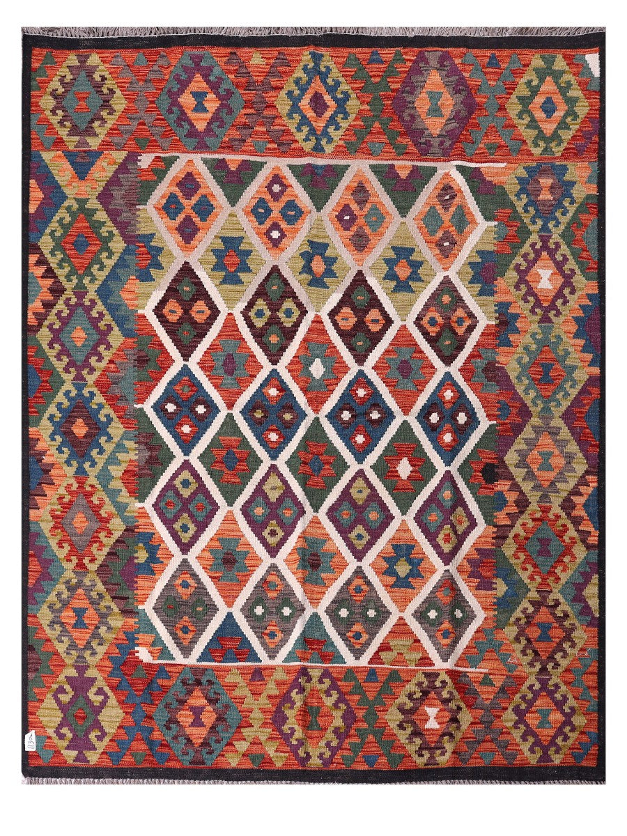 Maimana Afghanistan Kilim Rug - 236 x182 cm