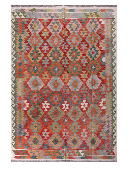 Maimana Afghanistan Kilim Rug - 282 x192 cm