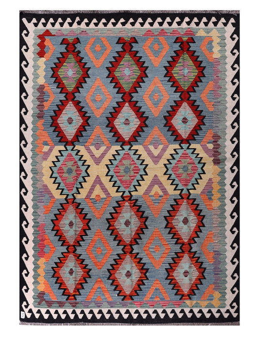 Maimana Afghanistan Kilim Rug - 291 x203 cm