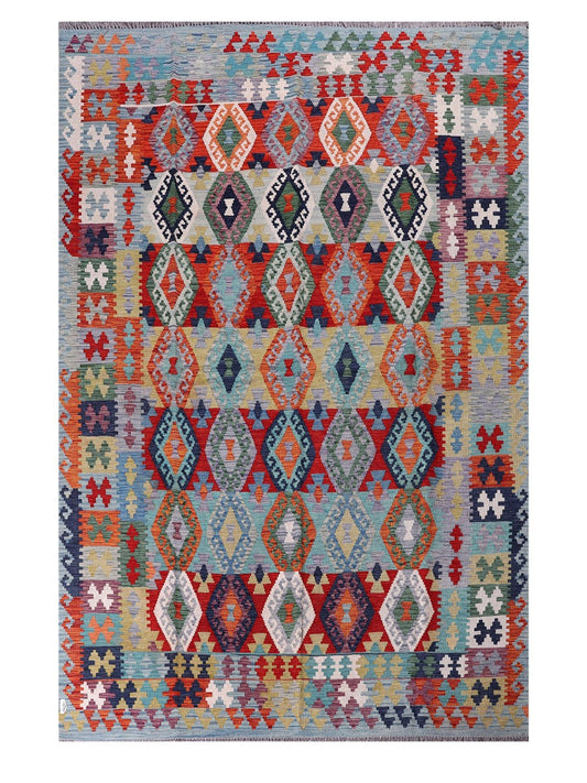 Maimana Afghanistan Kilim Rug - 320 x209 cm