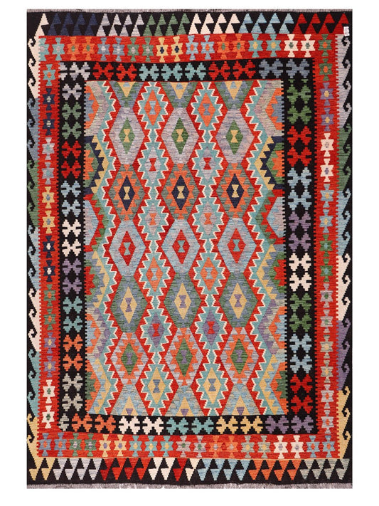 Maimana Afghanistan Kilim Rug - 296 x208 cm