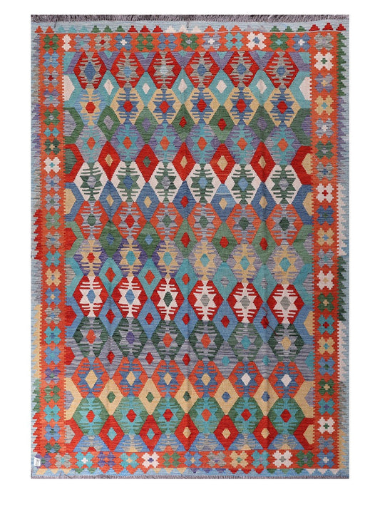Maimana Afghanistan Kilim Rug - 292 x199 cm