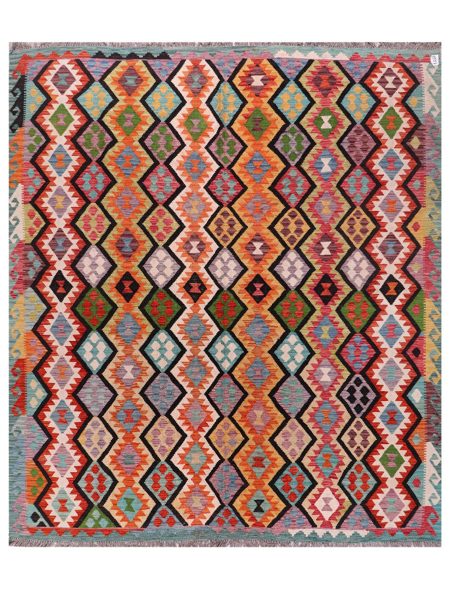 Maimana Afghanistan Kilim Rug - 290 x257 cm